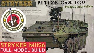 Plastic Scale Model Build - M1126 Stryker AFV CLUB  135 - FULL BUILD VIDEO