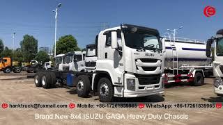 ISUZU GIGA 8x4 Chassis Engine power range 350380460HP