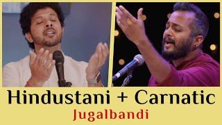 Hindustani+Carnatic Jugalbandi by Mahesh Kale & Sandeep Narayan  Indian classical music performance