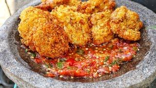 Resep telur bawang crispy dan sambal brambang asem  udahlah makan enak tak perlu mahal