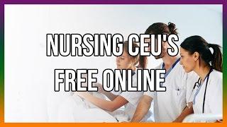 Nursing CEUS Free Online