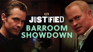 The Barroom Showdown - Scene  Justified  FX