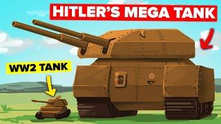 Hitlers 1000 Ton German War Machine Most Insane Mega Tank Ever Invented