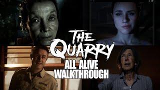 The Quarry - Full Walkthrough ALL Alive ALL Evidence Best Ending and Epilogue