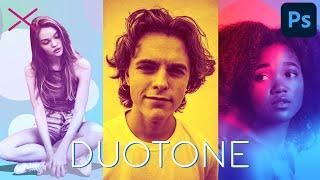 3 Easy DUOTONE Photo Effects  Photoshop CC Tutorial