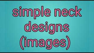 10 Easy And Simple Blouse Neck Designs Images #blouseneckdesign #neckpaterrn