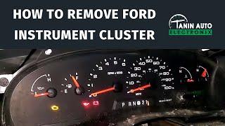 How to Remove 2004-2008 Ford E-Series Van Instrument Cluster for Gauge Repair & Replacement Tanin