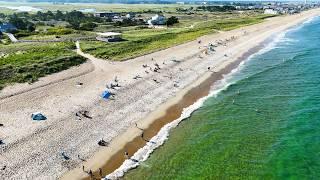 DJI Mini 4 Pro Test Flight Over Salisbury Beach Massachusetts - Beautiful Sunny Day