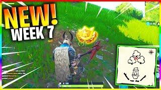 Week 7 Follow The Treasure Map Found in Dusty Divot Fortnite MAP LOCATION