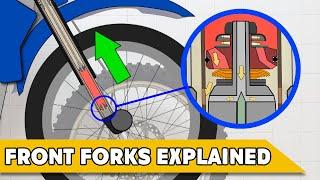 How cartridge front forks work  Offroad Engineered