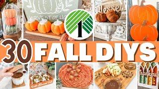 30+ Fall Dollar Tree DIYS & Crafts to make your home COZY easy $1 diys Fall Decor 2024