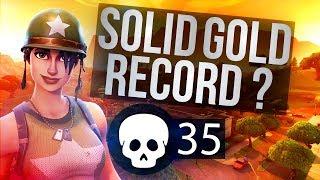 35 Kill Soloish vs Squads Solid Gold Fortnite