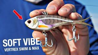 Everything eats these lures  how to use SOFT VIBES  Vertrex Max & Vertrex Swim - Nomad Design