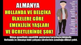 Almanya Belçika ve Hollanda Ülkelere göre emeklilik yaşları #yurtdışıemeklilik #almanyaemeklilik