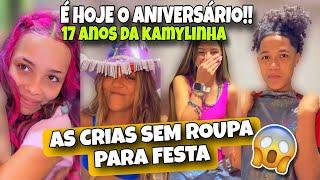 Kamylinha Faz aniversário hoje e seus irmãos não gostaram da roupa da festa