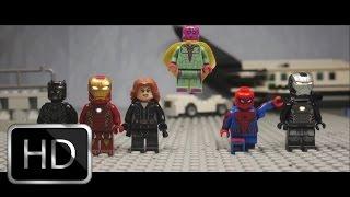 Captain America Civil War Airport Scene in Lego