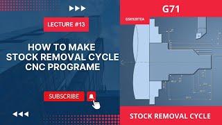 G71 canned cycle lathe  step turning example  GSK 928 TEA  G70 finishing cycle  urdu  hindi 