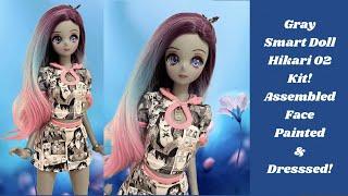 Gray Smart Doll Hikari 02 Kit Assembled Painted & Dressed