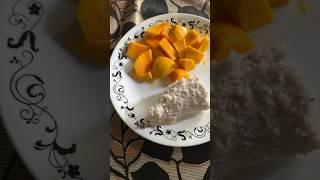 Have you tried this one? Steamed rice cake with mango  #puttum #mambhazham #ytshorts #breakfast