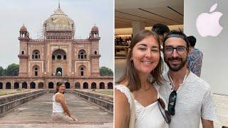 Safdarjung Tomb & Saket Apple Store in Delhi India to buy an iPad Air India Travel Vlog.