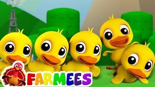 Five Little Ducks  Childrens Song For Kids  Nursery Rhyme For Baby by Farmees