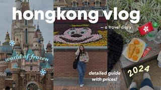 HONG KONG travel vlog  Disneyland day World of Frozen ️️ + updated prices  Sittie Saheda