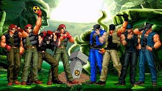 KOF Mugen Ralf Jones Team vs Clark Still Team