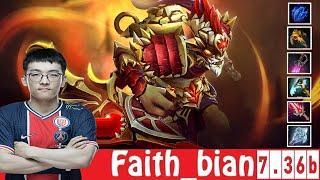 DOTA 2 Faith_bian the BOUNTY HUNTER OFFLANE 7.36B