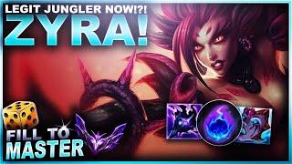 ZYRA IS A LEGIT JUNGLER NOW? - Fill to Master  League of Legends