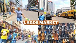 CHAOTIC DAY IN BALOGUN MARKET  SHOPPING ITALIAN SHOES FOR MY AKWA IBOM HUSBAND