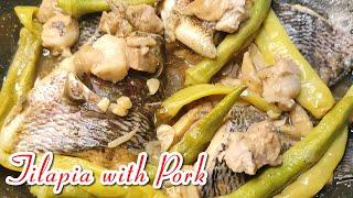 PAKSIW NA TILAPIA WITH PORK  Easy Tilapia Recipe