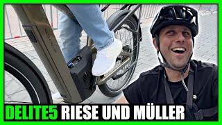 Erster Eindruck Delite5 Riese und Müller mit Pinion MGU