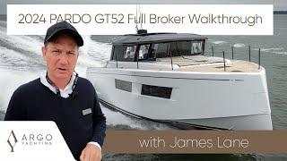 Pardo GT 52  Luxury Walkaround Yacht Tour by a Yacht Sales Professional  Available in the UK