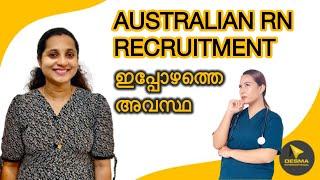 Australian Registered Nurse Recruitment  Current Situation