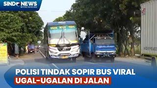 Viral Aksi Bang Jago Sopir Bus Sugeng Rahayu Ugal-Ugalan di Nganjuk Polisi Lakukan Penindakan