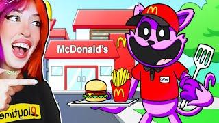 CATNAP LAVORA al MC DONALDS e SUA MOGLIE lo SALVA dal CANILE col FIGLIO su POPPY PLAYTIME