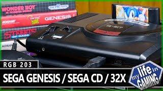Sega Genesis Sega CD and 32X  RGB203  MY LIFE IN GAMING