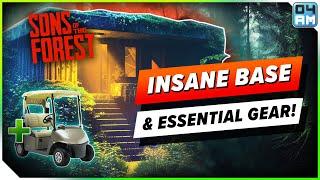 Sons of The Forest ULTIMATE Base Build & Essential Gear To Dominate Early