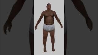 CJs Body Transformation in Real Time  Gta San Andreas