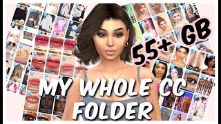 MY WHOLE CC FOLDER 55+ GB GOOGLE DRIVE + FAMILY DOWNLOAD - SIMS 4