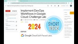 Implement DevOps Workflows in Google Cloud Challenge Lab  #qwiklabs  #GSP330 With Explanation️