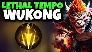 HOW BROKEN IS LETHAL TEMPO ON WUKONG?  TOP LANE Wukong vs GP - League of Legends