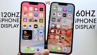 iPhone 120Hz Promotion Display Vs 60Hz Display