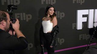 Cathy Kelley Flip Grand Launch Event Purple Carpet Fashion