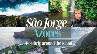 São Jorge Azores Portugal  Roadtrip on the island with the most dramatic nature