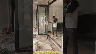 Aluminum Sliding folding Doors