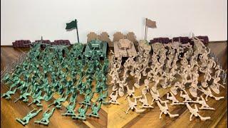 180pc PLASTIC ARMY MEN BUCKET Stop Motion Review Episode 13