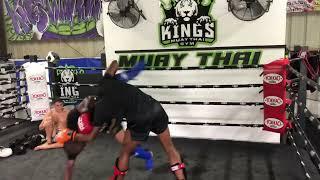 Jerry St.Rome and Jauhncy Lindor play sparring