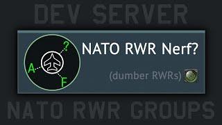 Dev NATO RWR Changes?