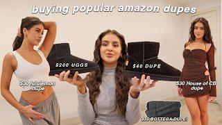 I bought EVERY amazon dupe so you dont have to vlogmas day 20